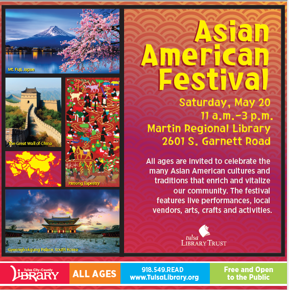2023 Asian American Festival Tulsa Library